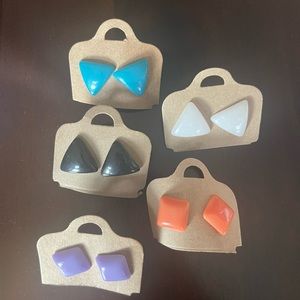 5 fun earrings BUNDLE